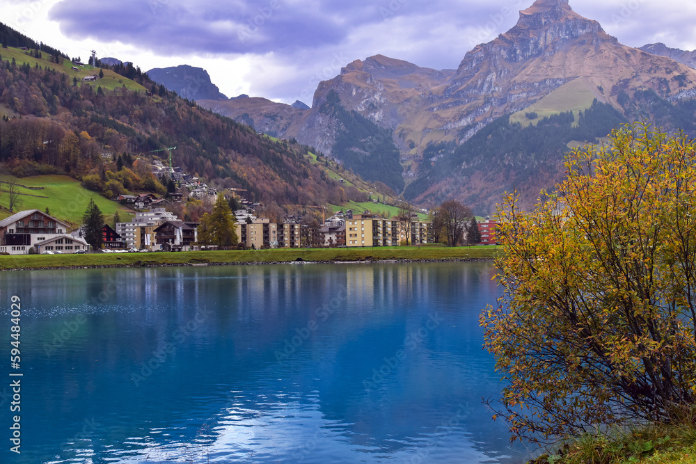 Fototapeta premium Der Eugenisee bei Engelberg im Kanton Obwalden (Schweiz)