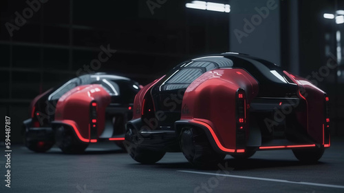 Autonomous robot taxi fleet