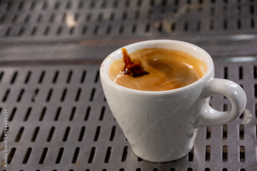 cup of coffee espresso with beans, colombian coffee cup of coffee espresso with beans, colombian coffee