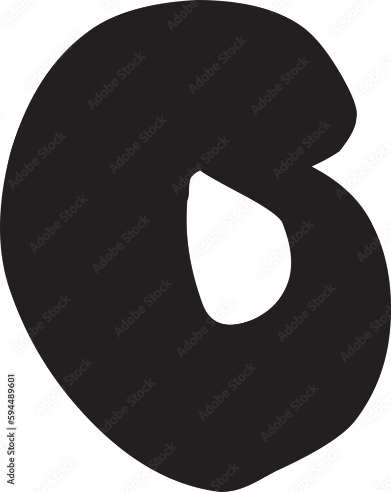 Full Stop-Period punctuation mark, burr letter.
Full Stop-Period punctuation mark, burr letter.