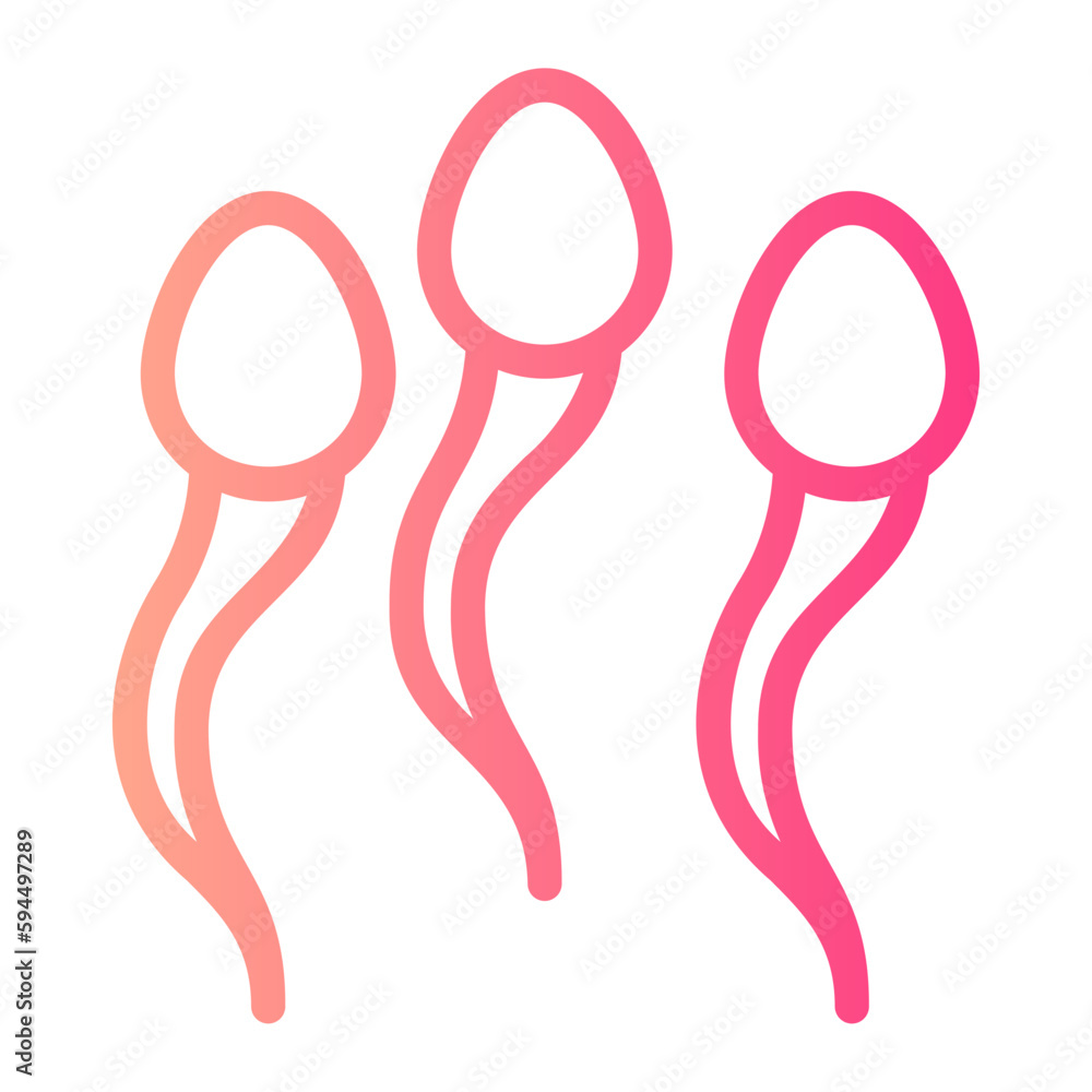 sperm gradient icon