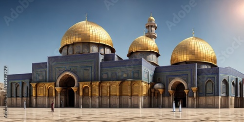 Fotobehang masjid al aqsa