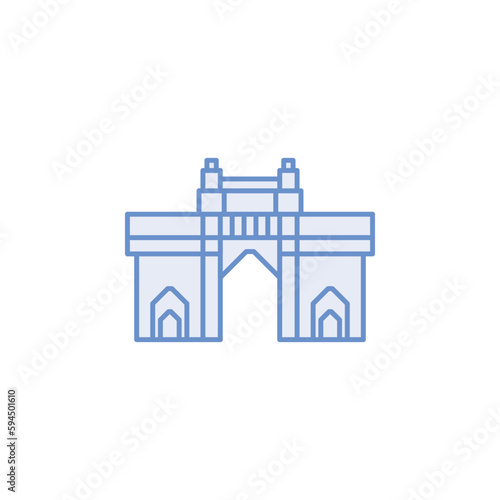 mumbai landmarks vector for website, UI Essential, symbol, presentation