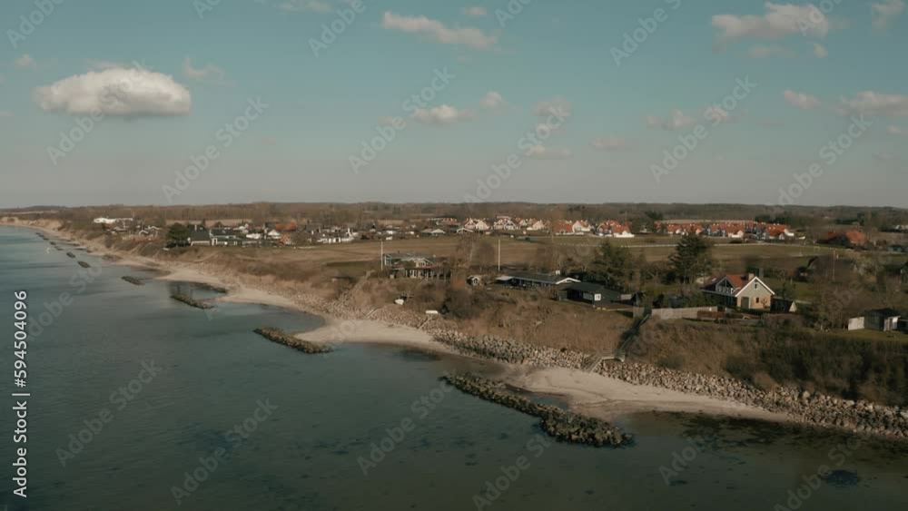 Varbjerg Beach seen from the sky Varbjerg Beach seen from the sky