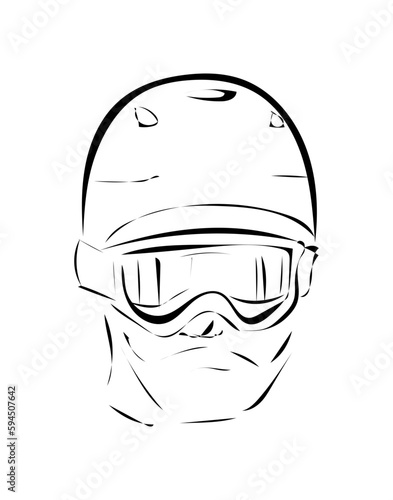 Skifahrer