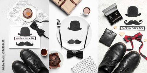 Collage with man's accessor...