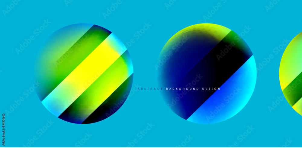 Circles with glossy surface and light and shadow effects abstract background. Template for covers, templates, flyers, placards, brochures, banners Circles with glossy surface and light and shadow effects abstract background. Template for covers, templates, flyers, placards, brochures, banners