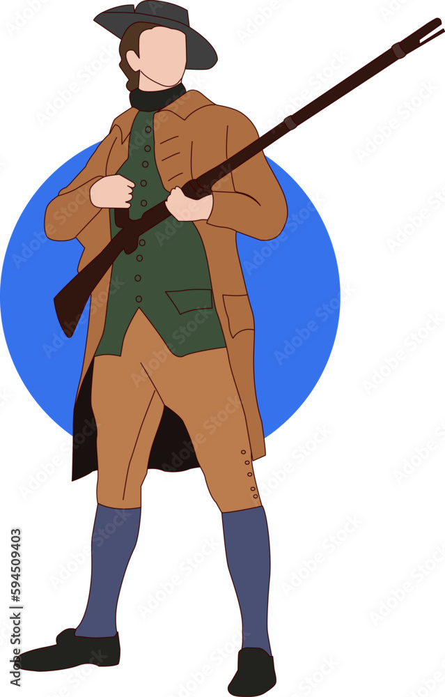 Military Flat Illustration suitable for template, design element, background Military Flat Illustration suitable for template, design element, background