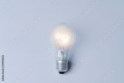 Light bulb idea on white background creativity.banner.webboarb.