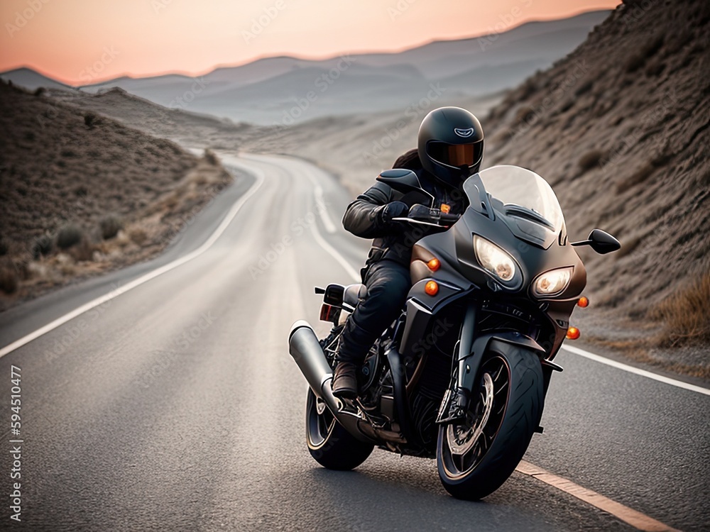 Exploring the Open Road on Motorcycle Generative Ai Exploring the Open Road on Motorcycle Generative Ai
