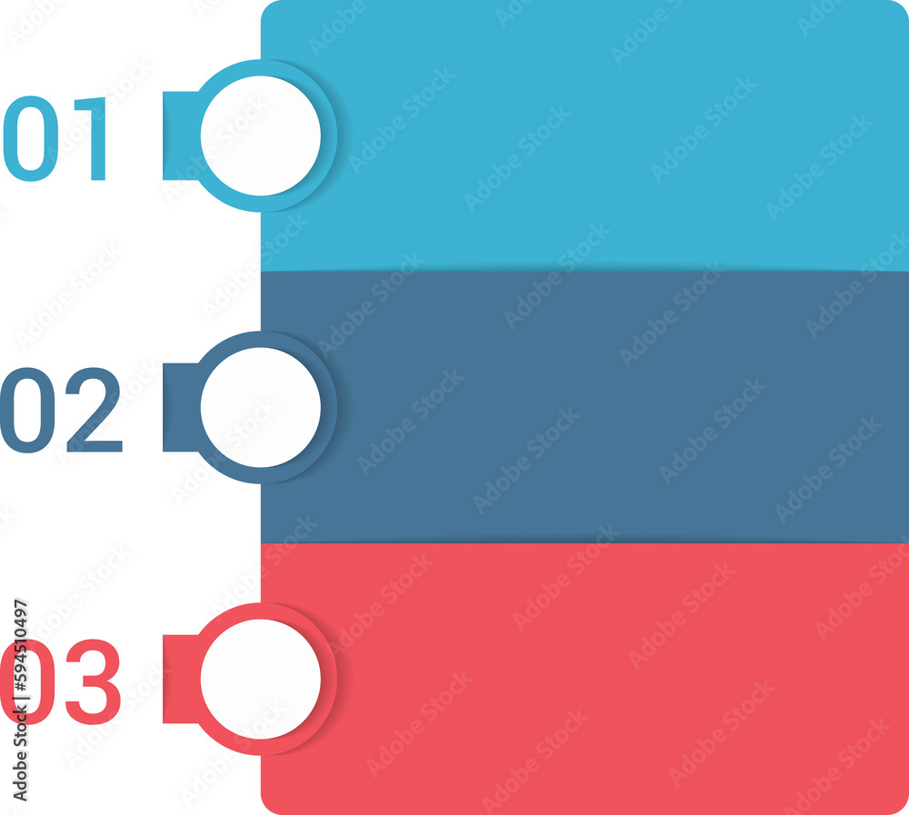 Obraz premium Infographic template with 3 steps, workflow, process chart