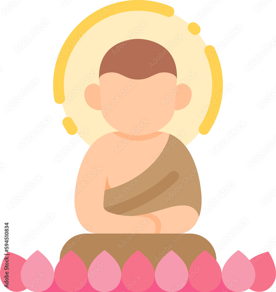 buddha meditate outflat icon for decoration,ornament, website, web, mobile app, printing, banner, logo, poster design, etc. buddha meditate outflat icon for decoration,ornament, website, web, mobile app, printing, banner, logo, poster design, etc.