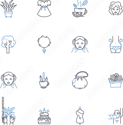 Mesmerizing magic line icons collection. Enchantment, Sorcery, Hypnotic, Bewitching, Enrapture, Charismatic, Trance vector and linear illustration. Spellbinding,Illusion,Mystic outline signs set