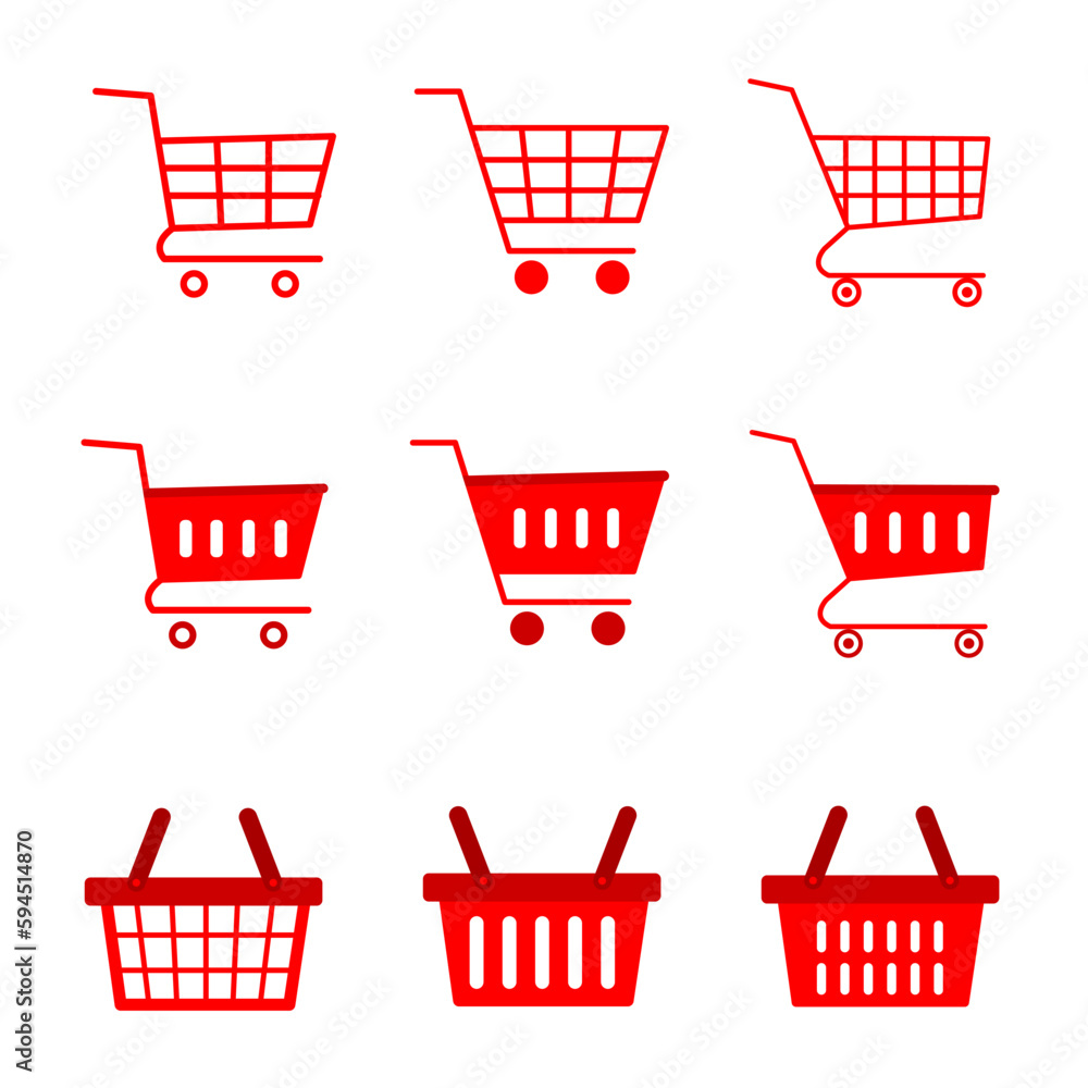 shopping cart symbol shop and sale icon, Shopping basket vector icons. shopping cart symbol shop and sale icon, Shopping basket vector icons.