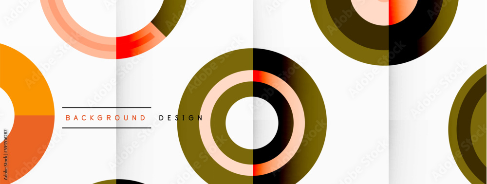 Colorful circles in a grid composition abstract background. Design for wallpaper, banner, background, landing page, wall art, invitation, prints, posters Colorful circles in a grid composition abstract background. Design for wallpaper, banner, background, landing page, wall art, invitation, prints, posters