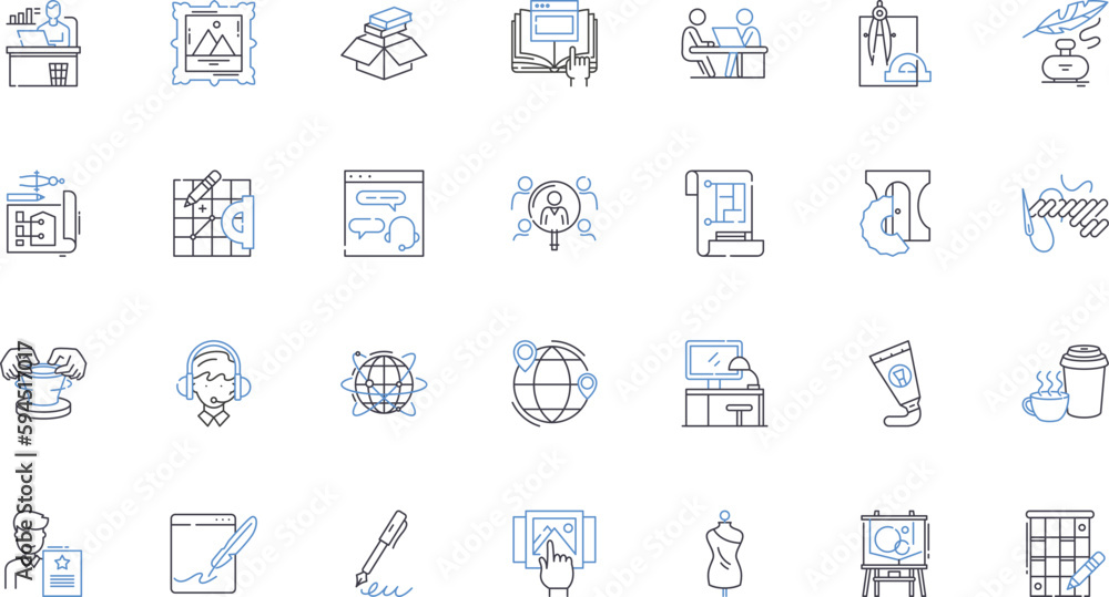 start up line icons collection. Innovation, Entrepreneurship, Growth, Breakthrough, Creativity, Opportunity, Leadership vector and linear illustration. Risk,Disruption,Vision outline signs set start up line icons collection. Innovation, Entrepreneurship, Growth, Breakthrough, Creativity, Opportunity, Leadership vector and linear illustration. Risk,Disruption,Vision outline signs set