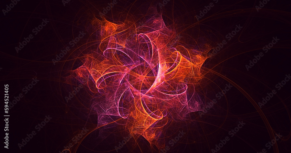 3D rendering abstract colorful fractal light background 3D rendering abstract colorful fractal light background