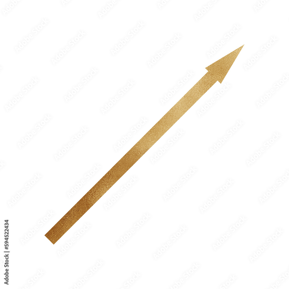 Gold Arrow Diagonal Gold Arrow Diagonal