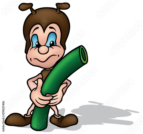 Brown Little Ant Carrying P...