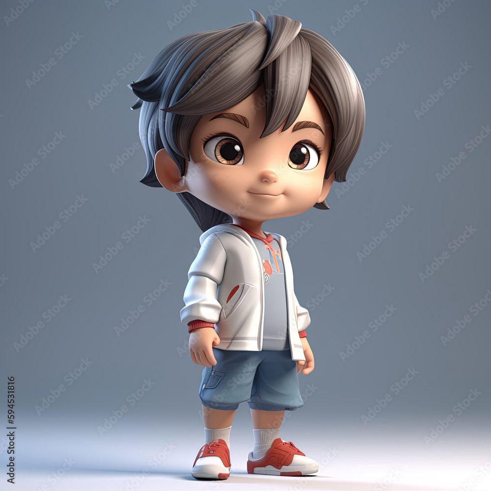 3d avatar illustration. Generative AI. 3d avatar illustration. Generative AI.