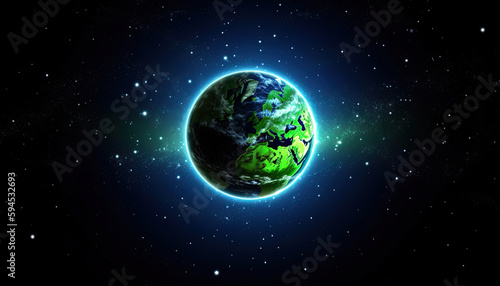 Environment save and ecology theme concept. World globe. Earth day concept