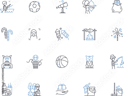 Rapid motion line icons collection. Velocity, Acceleration, Momentum, Swiftness, Quickness, Speed, Rush vector and linear illustration. Haste,Fleetness,Briskness outline signs set