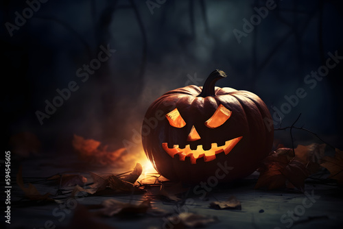 Halloween Background for Wallpaper, Cards and many more, made with an generative AI