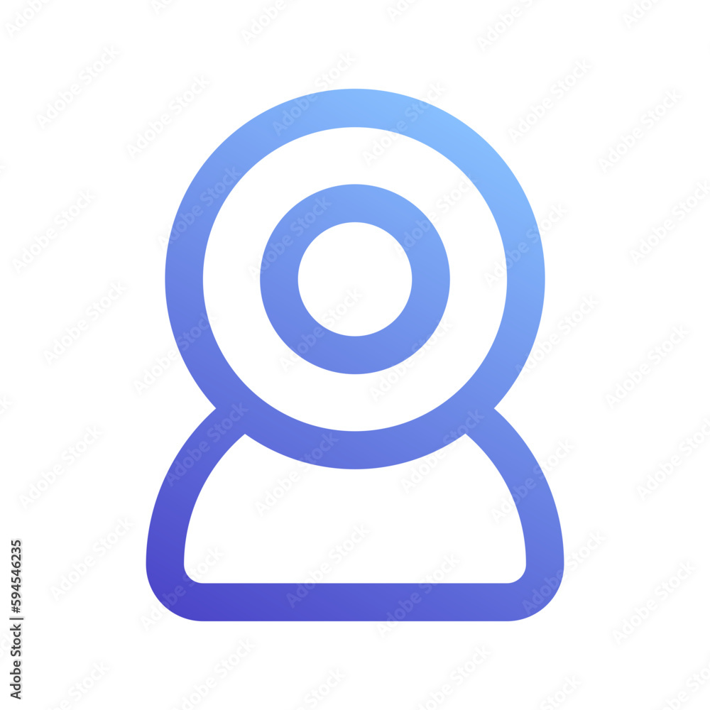 webcam gradient icon webcam gradient icon
