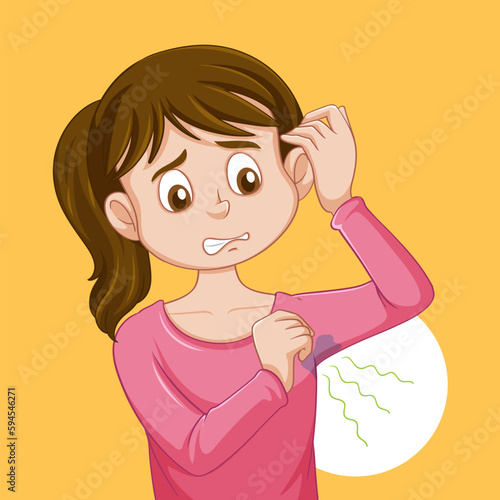 Teen Girl Worry Armpit Odor Issues During Puberty
