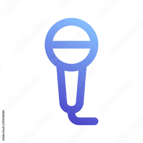 microphone gradient icon