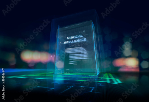 CGI image representing Artificial Intelligence