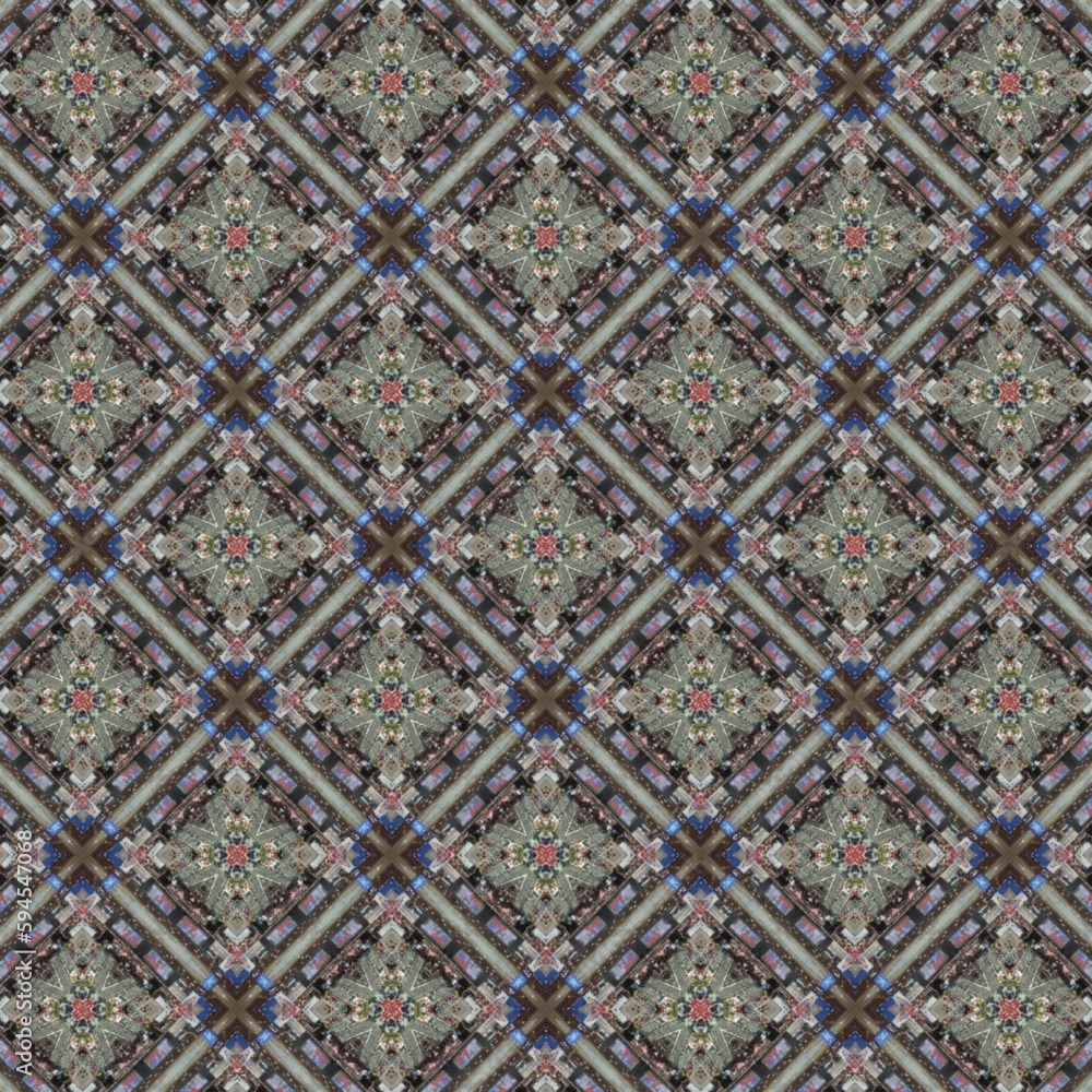 pattern of a mosaic