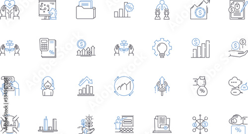 Survey line icons collection. Questionnaire, Feedback, Research, Poll, Opinion, Analysis, Sampling vector and linear illustration. Data,Result,Insights outline signs set