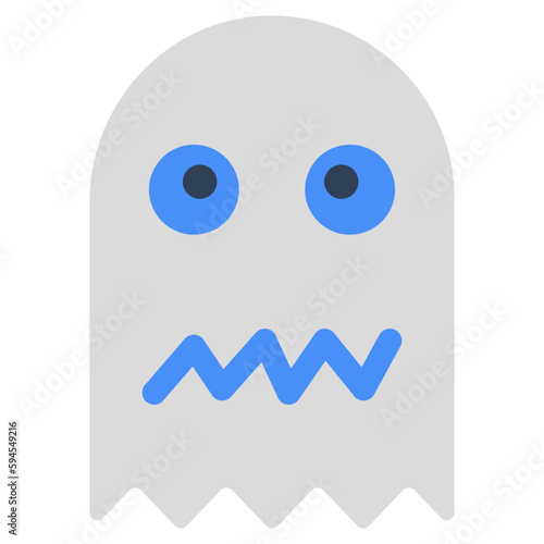 Creative design icon of ghost game