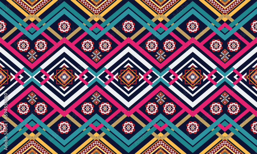 custom made wallpaper toronto digitalGeometric ethnic pattern vector background. seamless pattern traditional,Design for background, wallpaper, Batik, fabric, carpet, clothing, wrapping, and textile. Colorful ethnic pattern illustration
