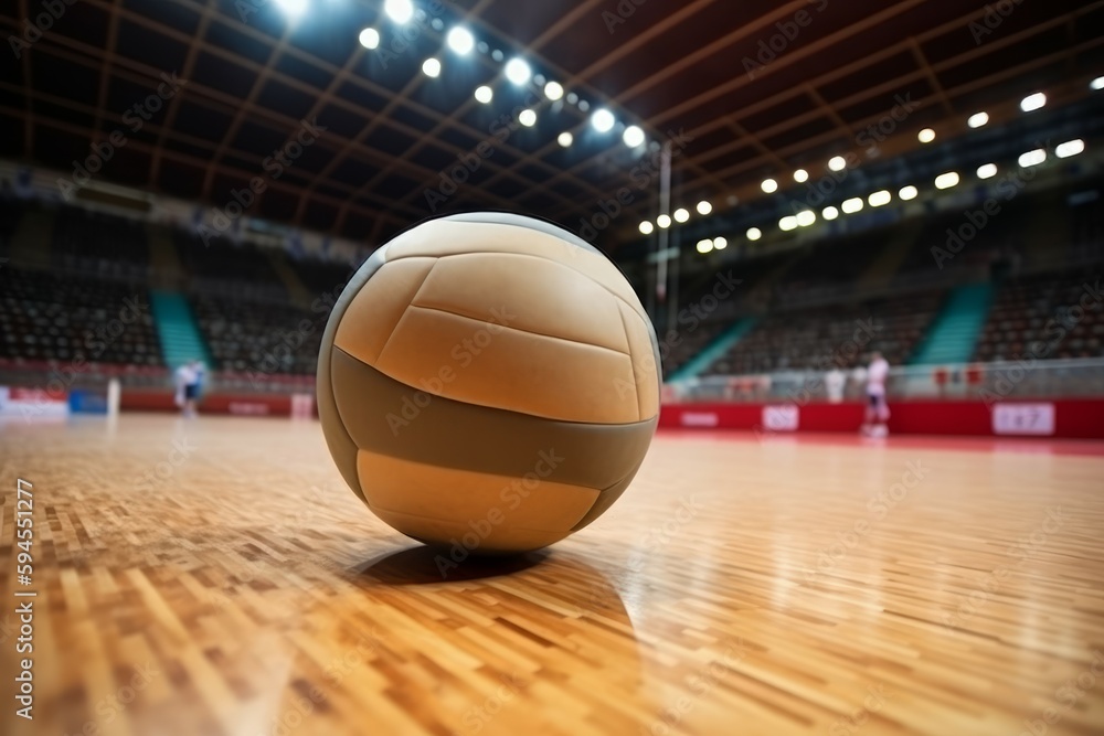 Volleyball ball winner. Generate Ai Volleyball ball winner. Generate Ai