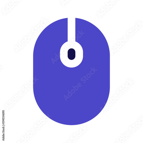 computer mouse bicolor icon