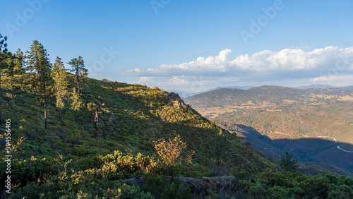 landscape with mountains