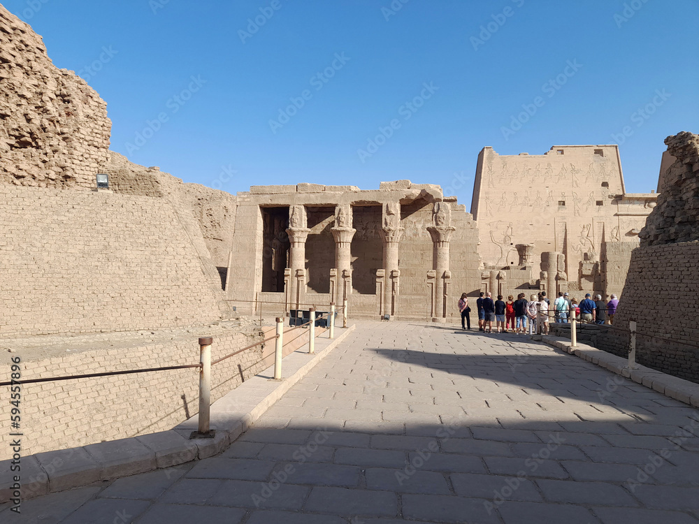 Temple of Horus - Mammisi - Edfu - Hieroglyphs - Egypt - Egyptian Civilization
