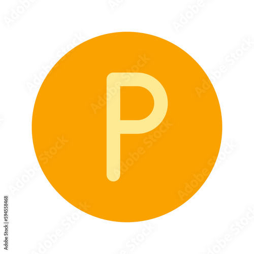 penny flat icon