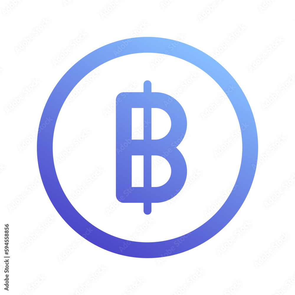 baht gradient icon