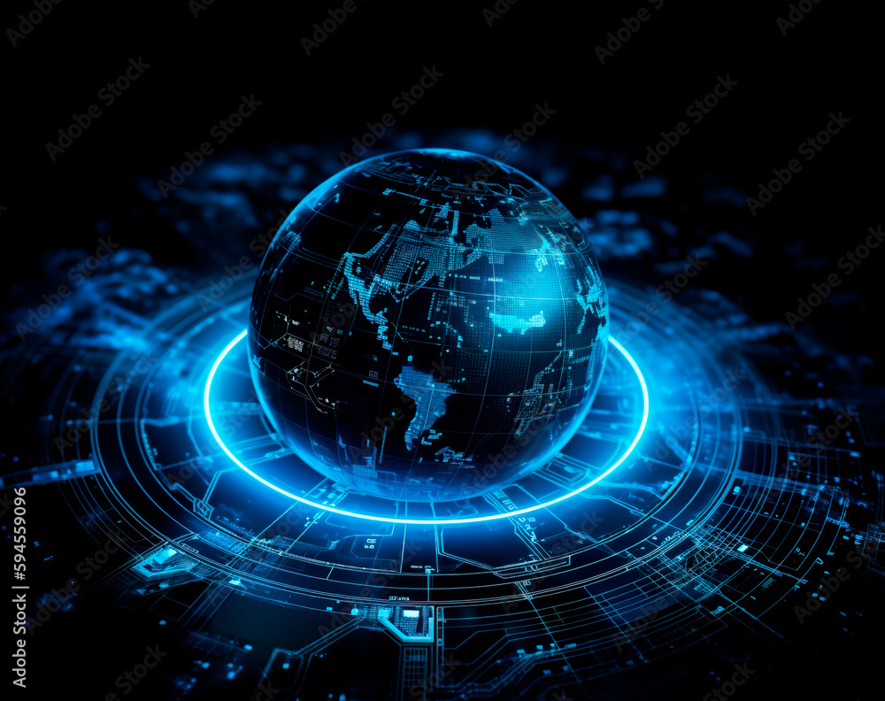 Obraz premium Sience globe