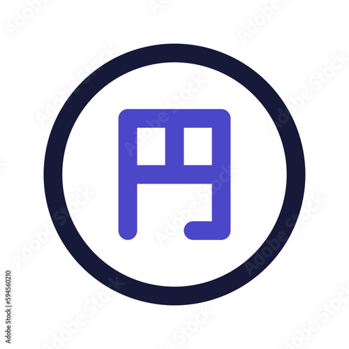 yen line color icon
