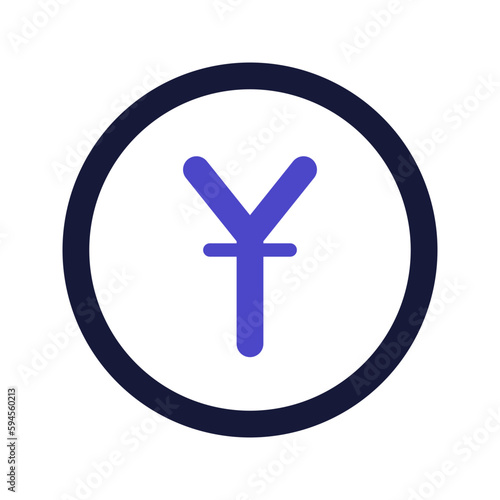 yen line color icon