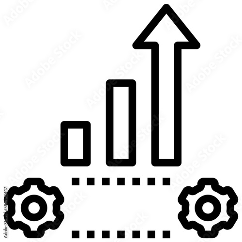 execution outline style icon