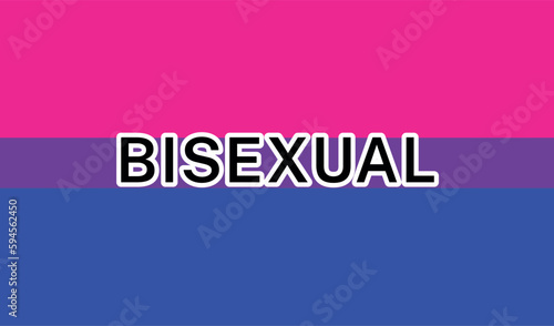 View of International Bisexual Pride Flag