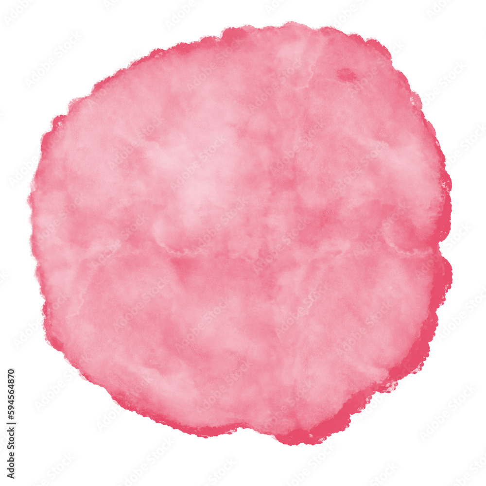 Red Pink Watercolor Circle Paint Red Pink Watercolor Circle Paint