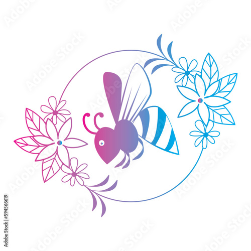 Bee Drawing Outline