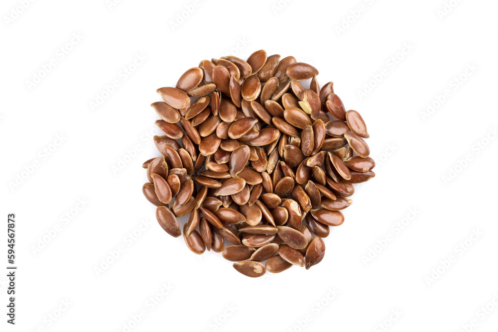 flax seeds isolated on white flax seeds isolated on white
