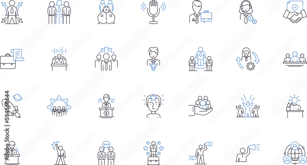 Governance system line icons collection. Accountability, Authority, Bureaucracy, Checks, Balances, Clarity, Collaboration vector and linear illustration. Commercialization,Compliance,Constitution Governance system line icons collection. Accountability, Authority, Bureaucracy, Checks, Balances, Clarity, Collaboration vector and linear illustration. Commercialization,Compliance,Constitution